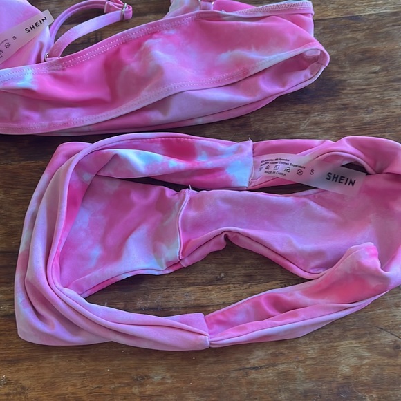 (3for$15)Small pink tie dye 2piece - - Picture 5 of 5